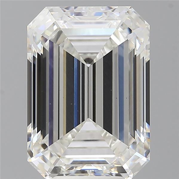 7.54 ct. emerald Lab Grown Diamond front image