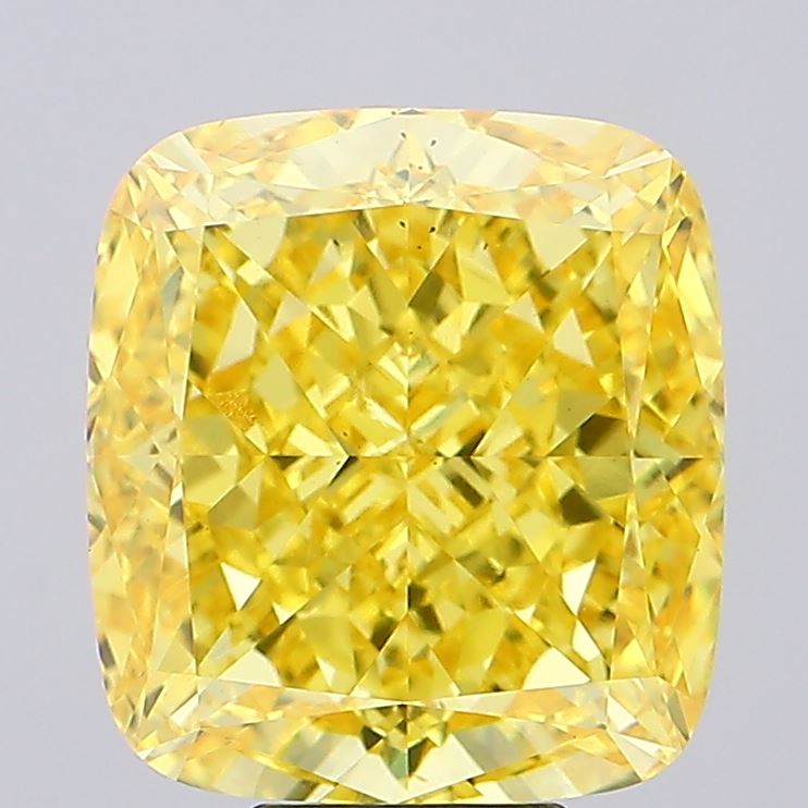 9.63 ct. cushion Lab Grown Diamond front image