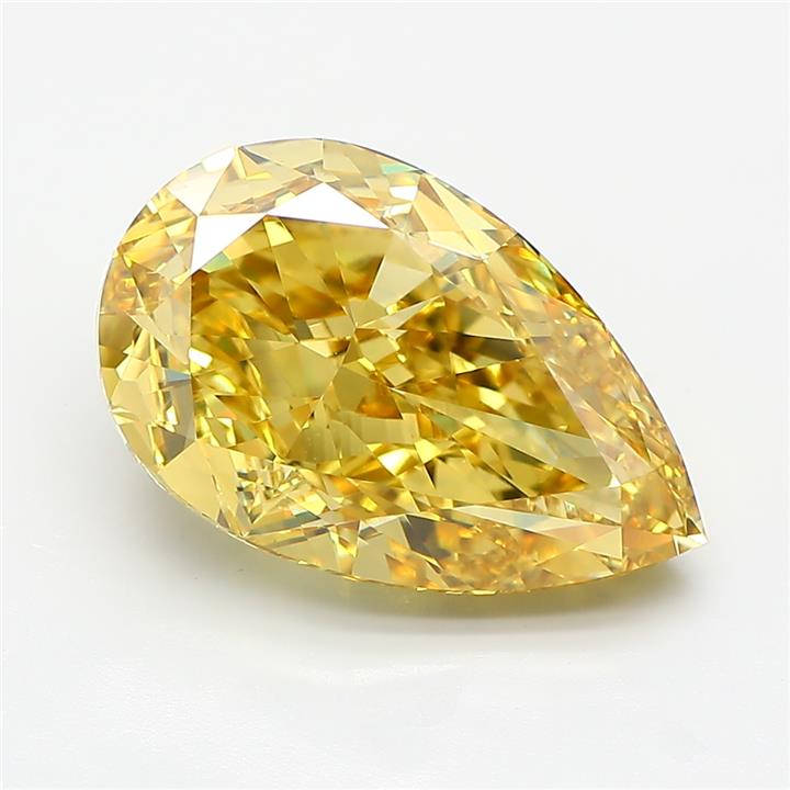6.66 ct. pear Lab Grown Diamond front image