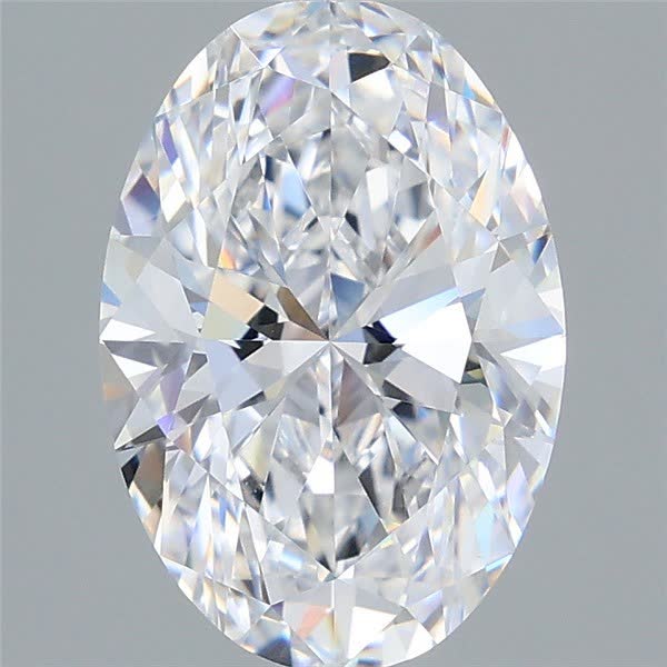 3.01 ct. oval Lab Grown Diamond front image