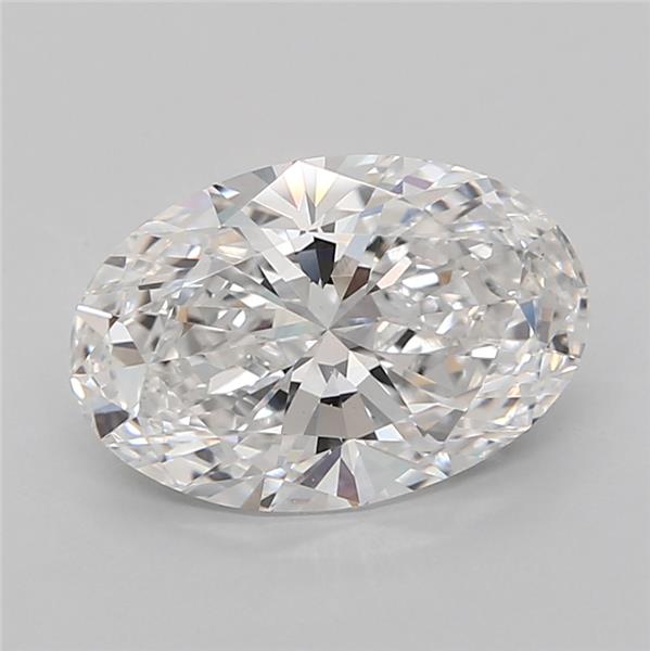 3.08 ct. oval Lab Grown Diamond front image