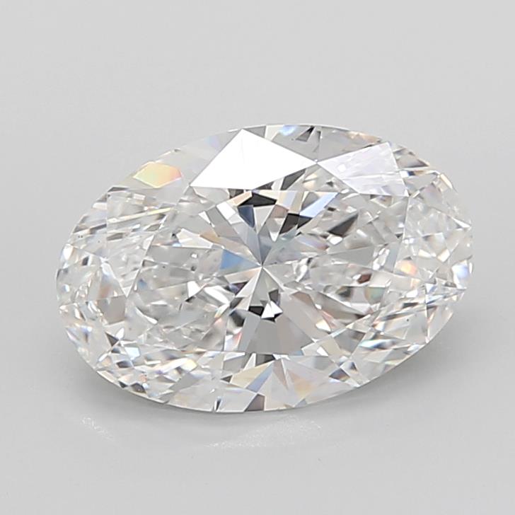 5.00 ct. oval Lab Grown Diamond front image