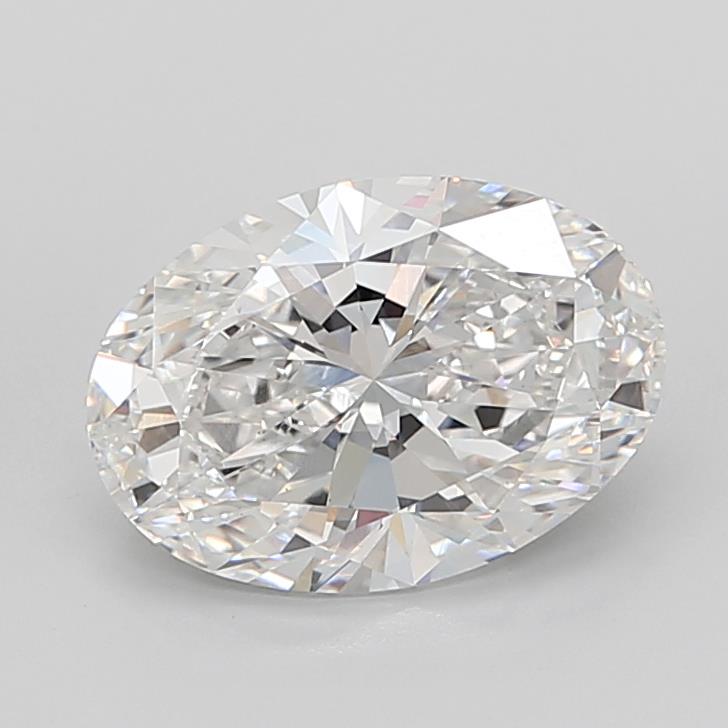 6.09 ct. oval Lab Grown Diamond front image