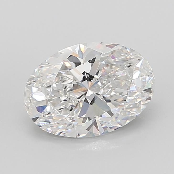 6.08 ct. oval Lab Grown Diamond front image