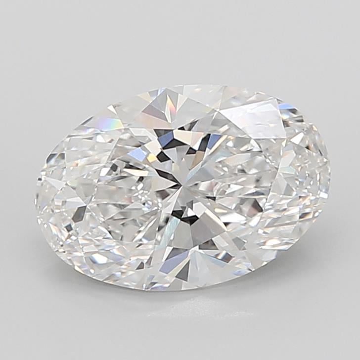 7.08 ct. oval Lab Grown Diamond front image