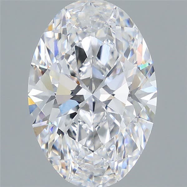 3.01 ct. oval Lab Grown Diamond front image