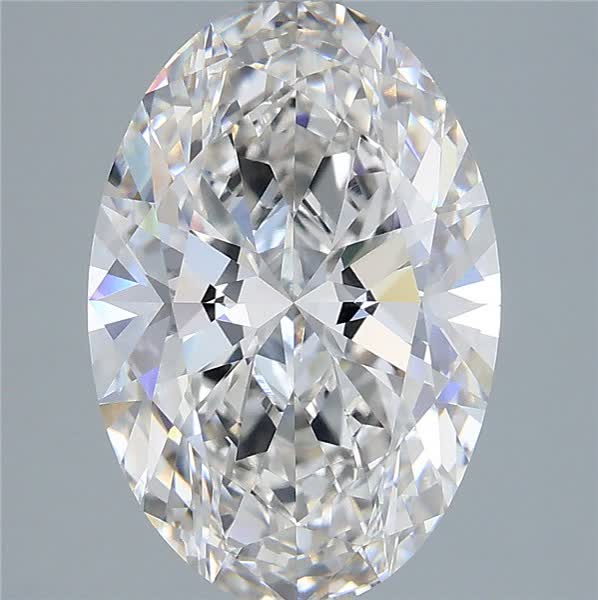 4.02 ct. oval Lab Grown Diamond front image