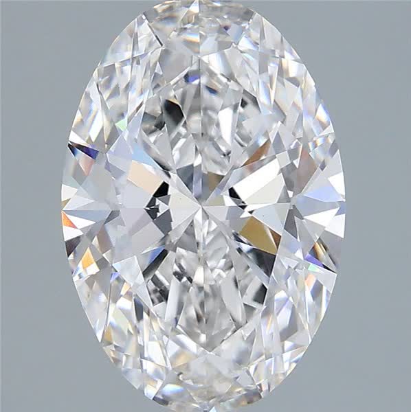 3.03 ct. oval Lab Grown Diamond front image