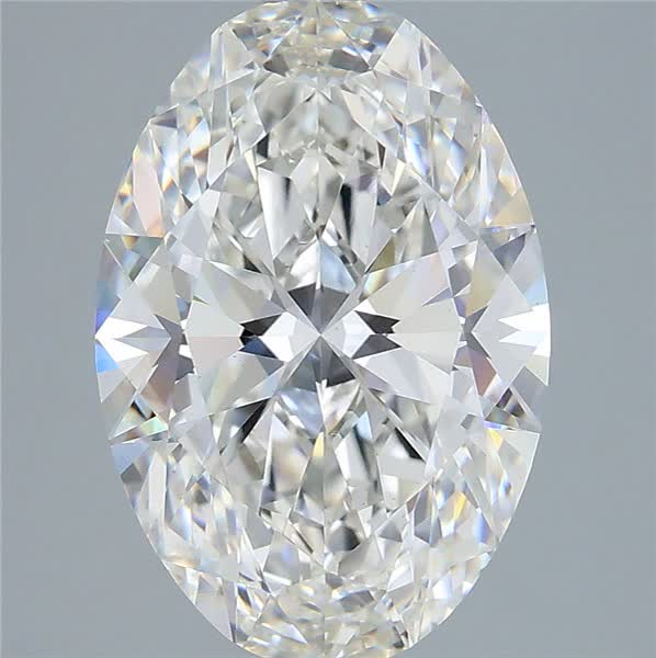 4.02 ct. oval Lab Grown Diamond front image