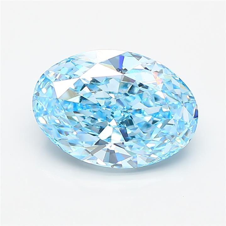 3.10 ct. oval Lab Grown Diamond front image