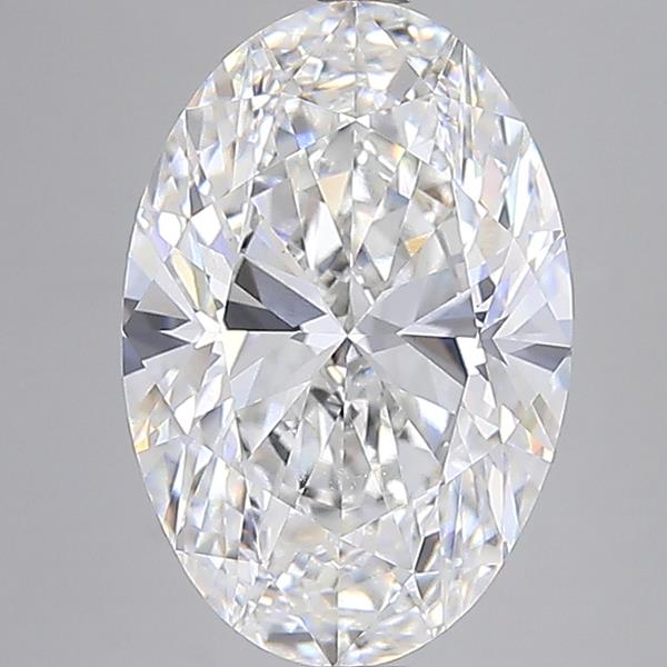 7.04 ct. oval Lab Grown Diamond front image