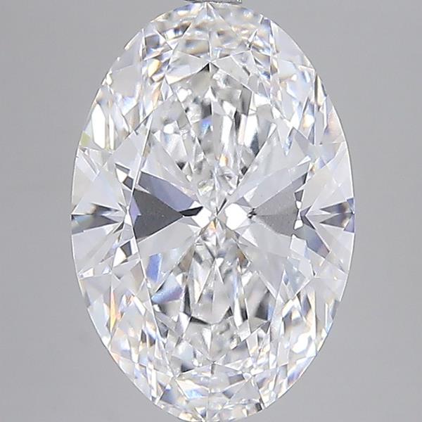 7.02 ct. oval Lab Grown Diamond front image