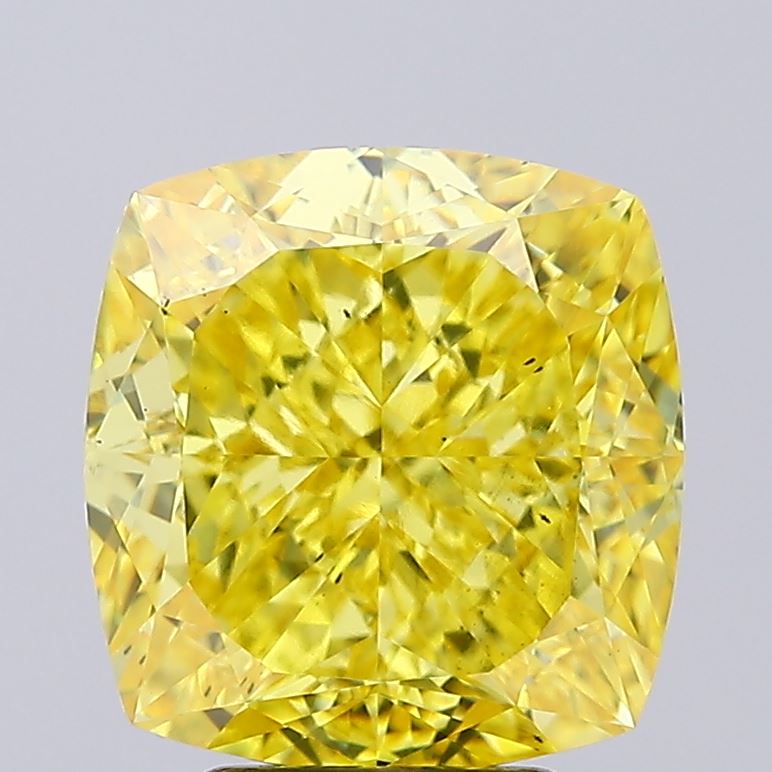 6.34 ct. cushion Lab Grown Diamond front image