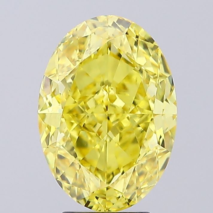 6.07 ct. oval Lab Grown Diamond front image