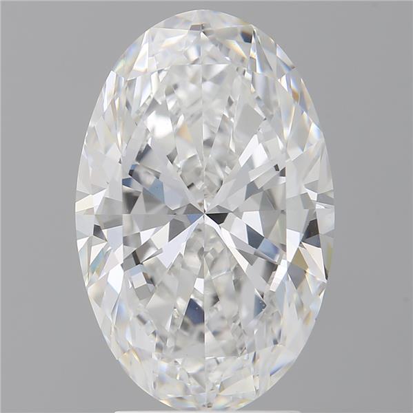 3.58 ct. oval Lab Grown Diamond front image