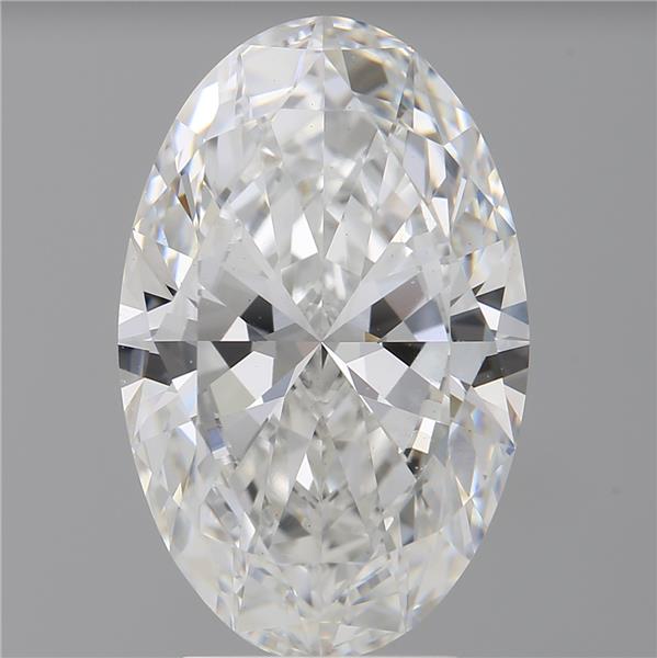 4.02 ct. oval Lab Grown Diamond front image
