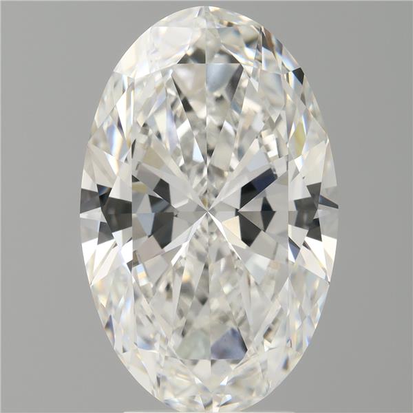 4.10 ct. oval Lab Grown Diamond front image