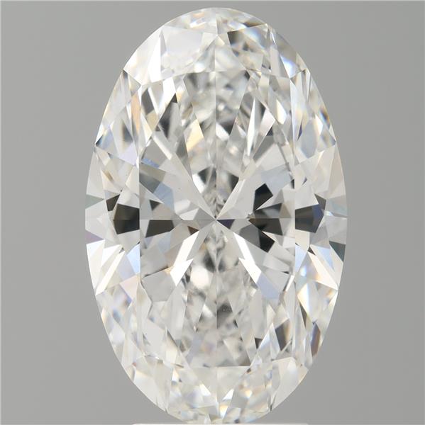 4.10 ct. oval Lab Grown Diamond front image