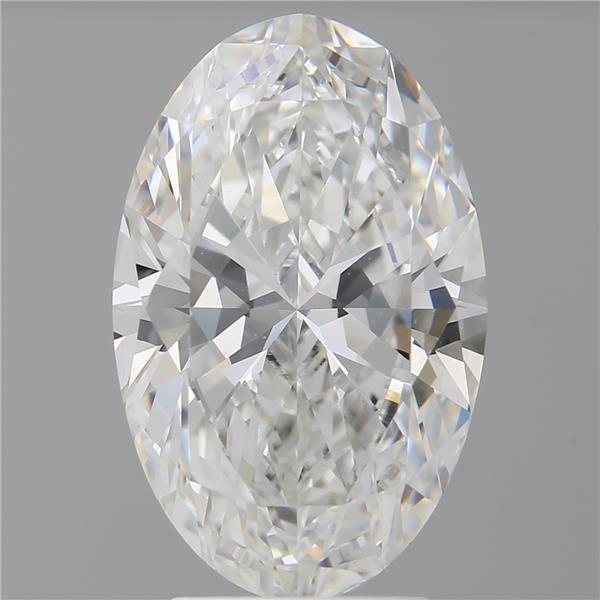 4.08 ct. oval Lab Grown Diamond front image