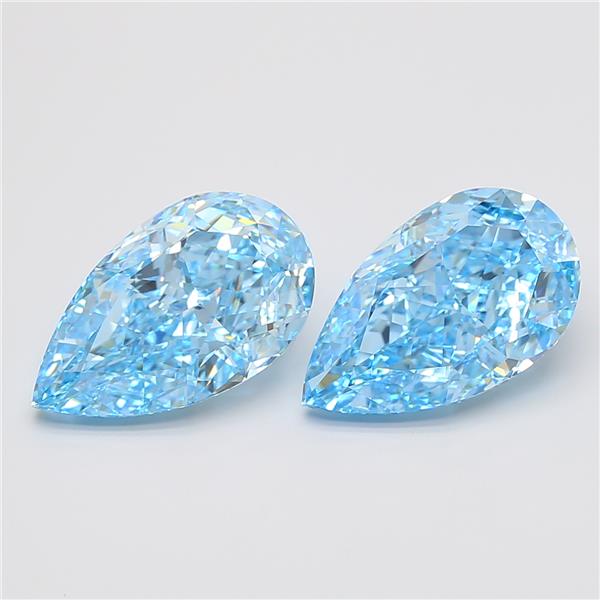7.15 ct. pear Lab Grown Diamond front image