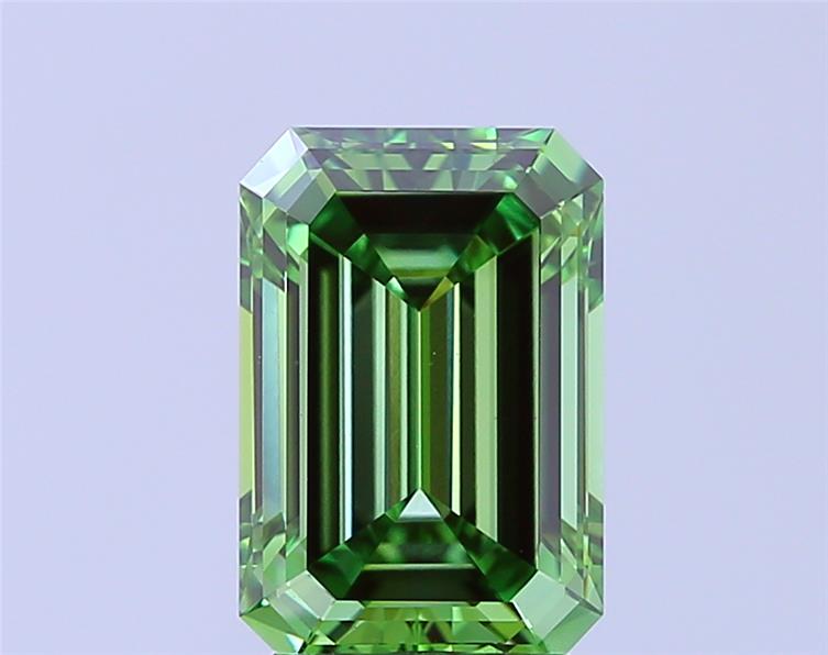 3.10 ct. emerald Lab Grown Diamond front image