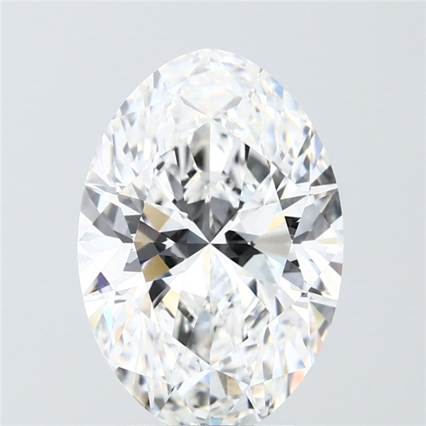 4.09 ct. oval Lab Grown Diamond front image