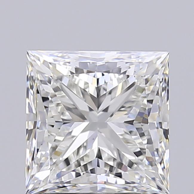 2.09 carat e VS1 EX Cut IGI princess diamond