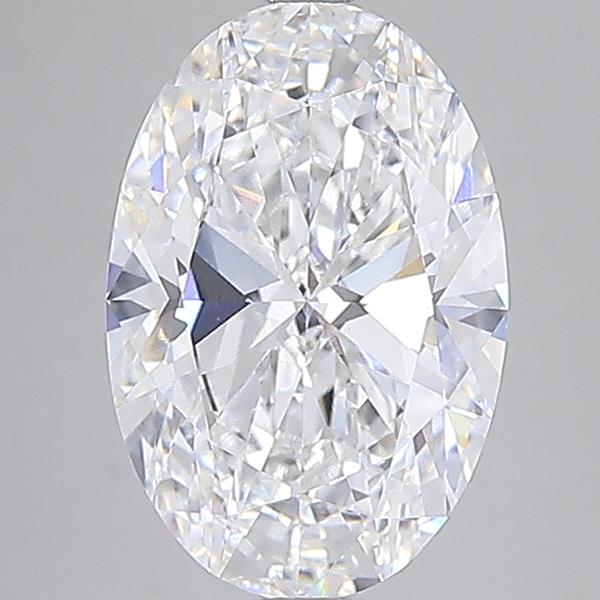 6.01 ct. oval Lab Grown Diamond front image