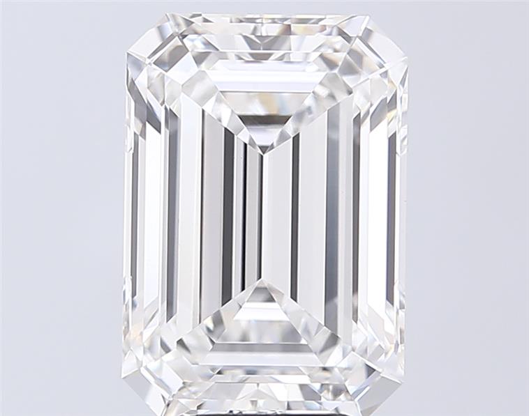 6.09 ct. emerald Lab Grown Diamond front image
