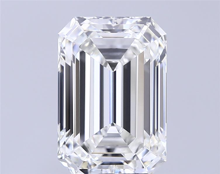 5.06 ct. emerald Lab Grown Diamond front image