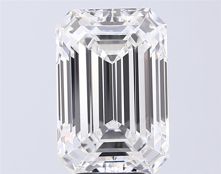 6.02 ct. emerald Lab Grown Diamond front image
