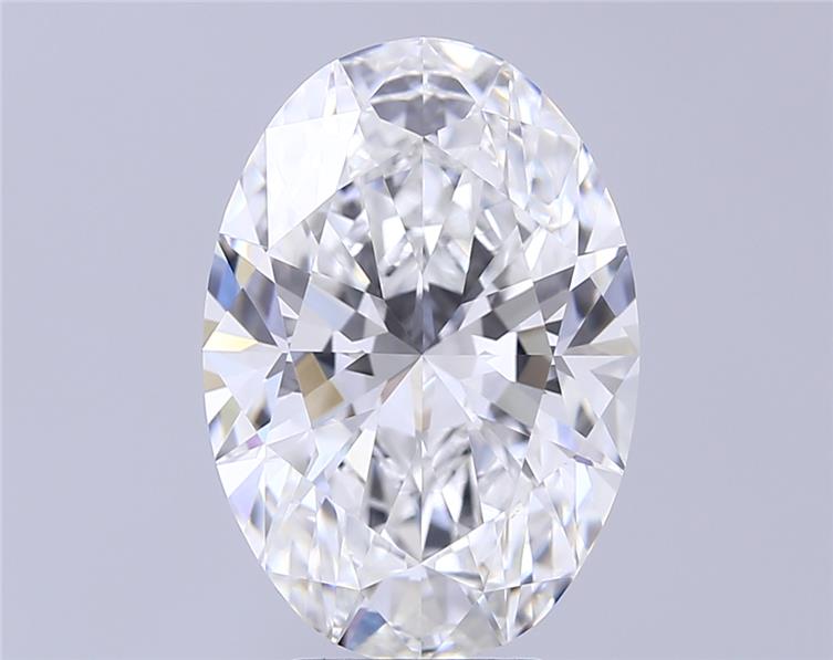 6.09 ct. oval Lab Grown Diamond front image