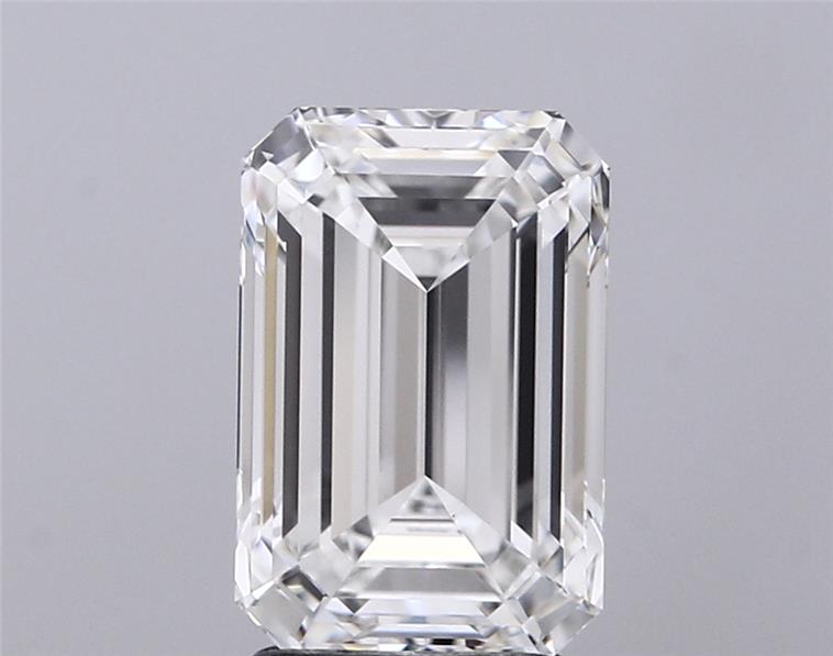 3.03 carat f VVS2 EX Cut IGI emerald diamond