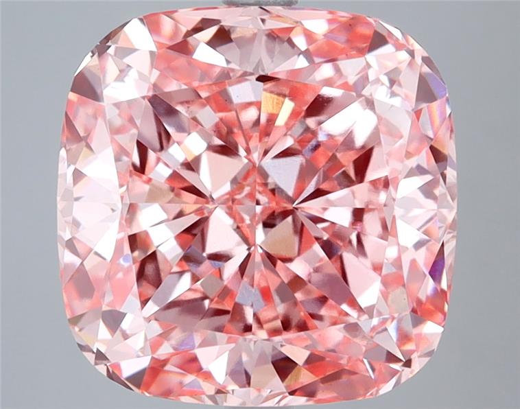 6.04 ct. cushion Lab Grown Diamond front image