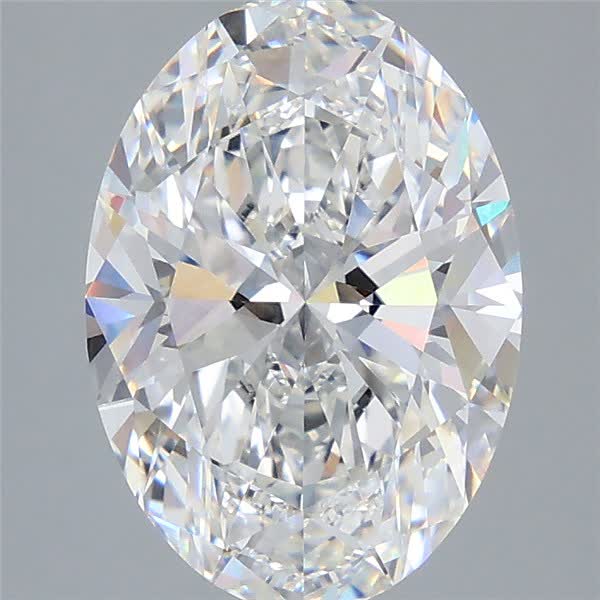 4.06 ct. oval Lab Grown Diamond front image