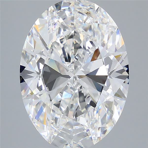 4.50 ct. oval Lab Grown Diamond front image