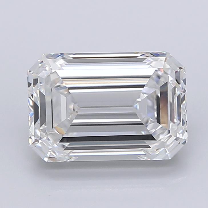 5.87 ct. emerald Lab Grown Diamond front image