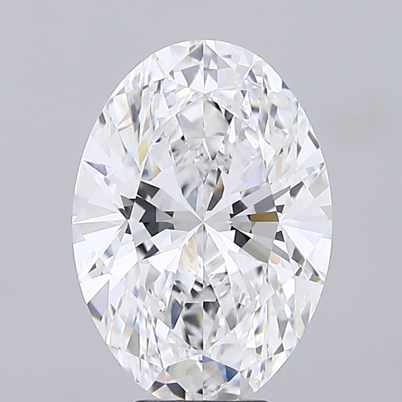 6.08 ct. oval Lab Grown Diamond front image