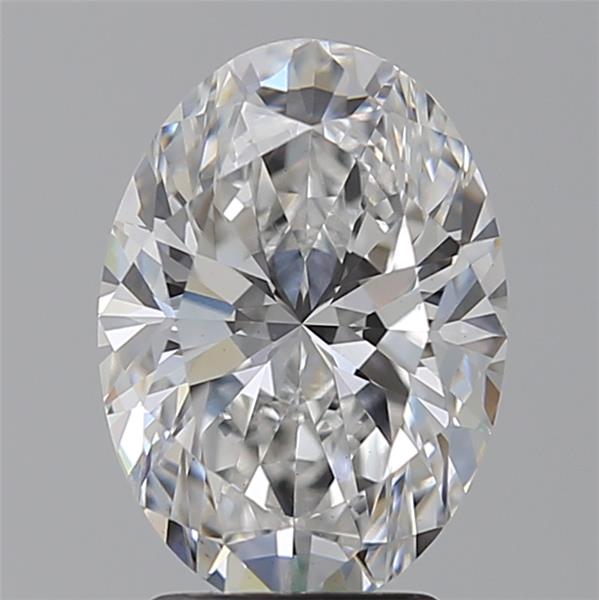 3.02 ct. oval Lab Grown Diamond front image