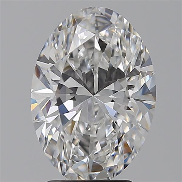 3.04 ct. oval Lab Grown Diamond front image