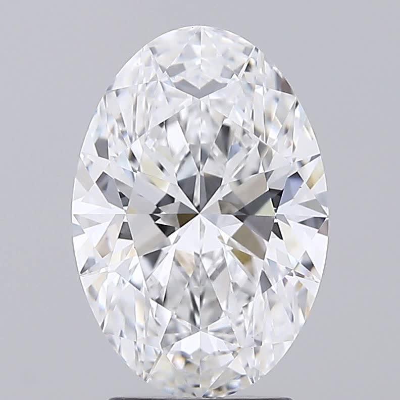 3.11 ct. oval Lab Grown Diamond front image
