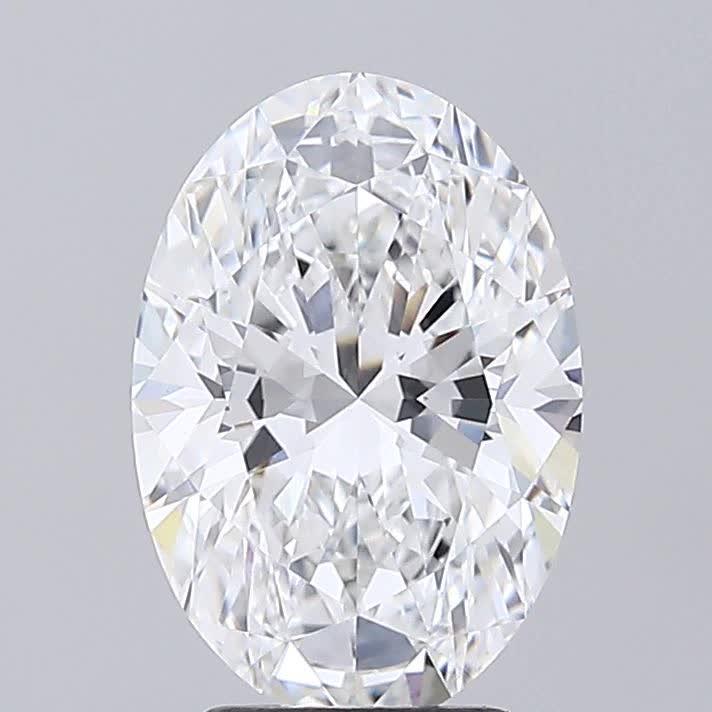 3.42 ct. oval Lab Grown Diamond front image