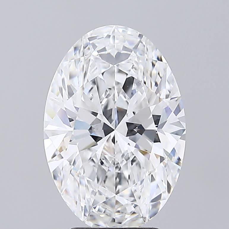 4.03 ct. oval Lab Grown Diamond front image