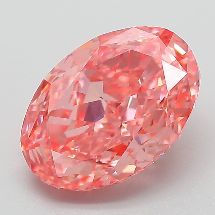 3.08 ct. oval Lab Grown Diamond front image