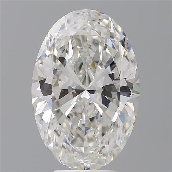 6.09 ct. oval Lab Grown Diamond front image