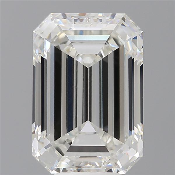 7.43 ct. emerald Lab Grown Diamond front image