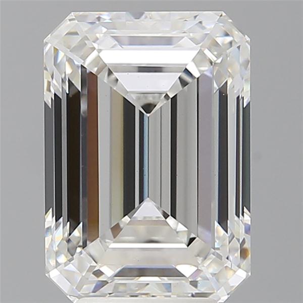 5.04 ct. emerald Lab Grown Diamond front image