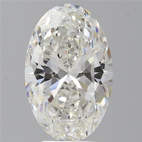 5.09 ct. oval Lab Grown Diamond front image