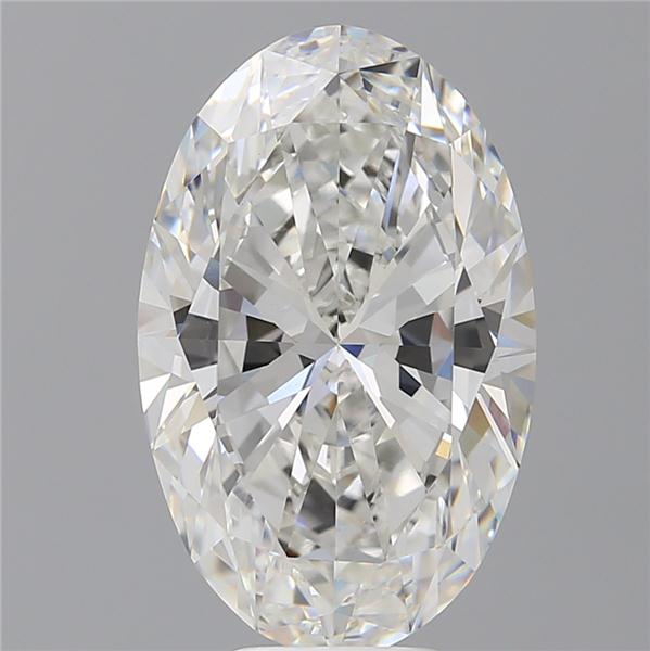 7.08 ct. oval Lab Grown Diamond front image