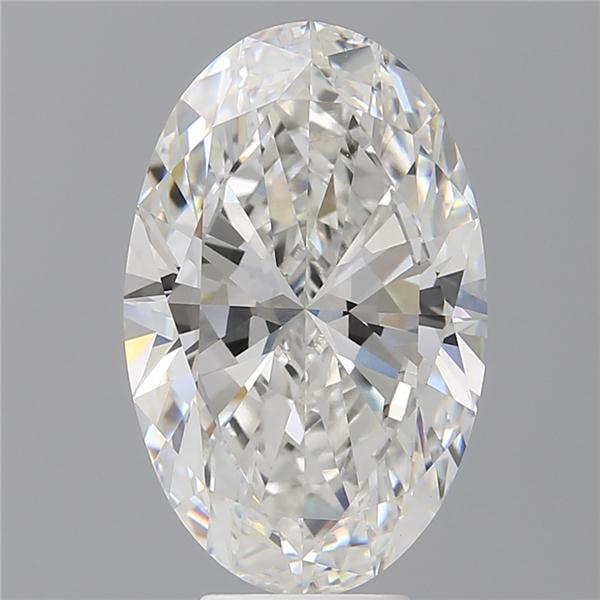 6.60 ct. oval Lab Grown Diamond front image